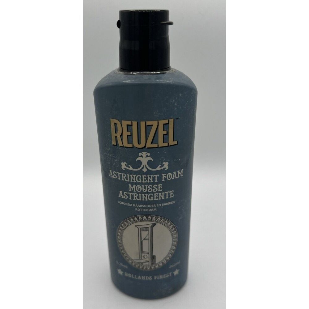 2- Reuzel Astringent Foam Mousse 6.76 Oz Hollands Finest Men's Skin Care Lot